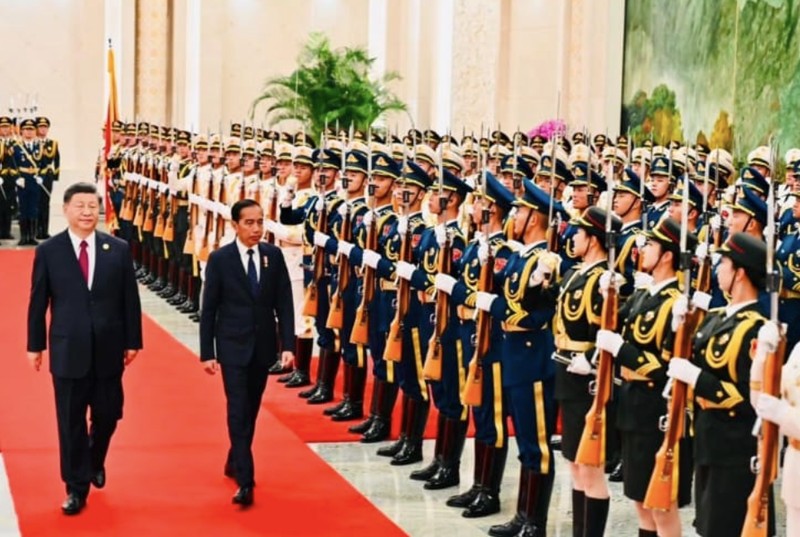 Joko Widodo bertemu Xi Jinping (Tangkapan layar Instagram @jokowi)