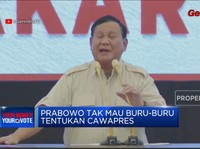 Video: Prabowo Tak Mau Buru-Buru Tentukan Cawapres