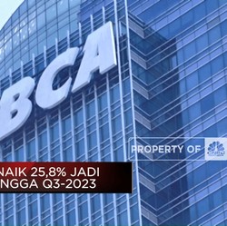 Laba BCA Naik 25,8% Jadi Rp 36,4 T Hingga Q3-2023