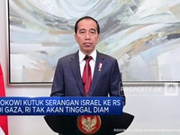 Jokowi Kutuk Serangan Israel Ke RS Di Gaza, RI Tak Akan Diam