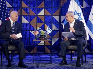 Biden Bahas Perang Gaza dengan Netanyahu: Saya Tak Minta Gencatan Senjata