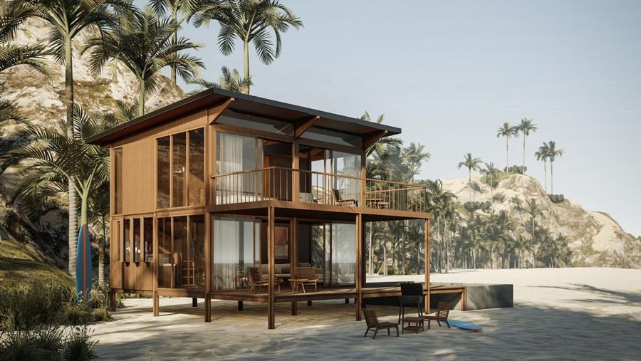 Rumah modular. (Dok: Stilt Studios)