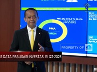 BKPM Catat Realisasi Investasi RI Q3-2023 Capai Rp374 Triliun