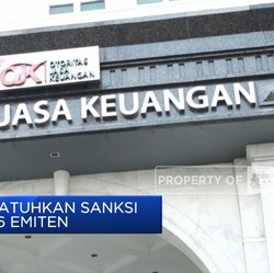 Video: 2022, OJK Jatuhkan Sanksi Kepada 276 Emiten