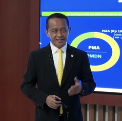 Pusing Lihat Target 2024, Bahlil: Tanya Saja ke Pak Airlangga