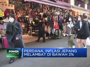 Video: Perdana, Inflasi Jepang Melambat di Bawah 3%