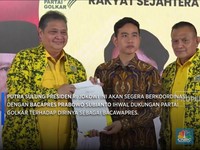 Gibran Terima Surat Keputusan Golkar Sebagai Cawapres