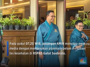 Pagi ini Pasangan AMIN Tes Kesehatan di RSPAD