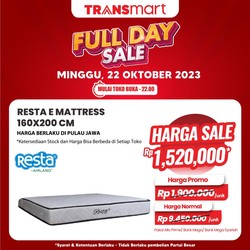 Murah Banget! Besok Kasur-Sofabed Diskon 50%+20% di Transmart