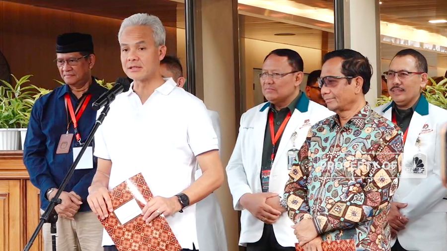 Pasangan Ganjar-Mahfud Jalani Pemeriksaan Kesehatan