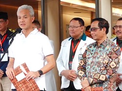 Ganjar-Mahfud Tuntas Jalani Pemeriksaan Kesehatan di RSPAD