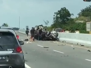 Pesta Sabu dalam Mobil Berujung Laka Maut di Tol Permai