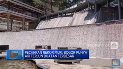 Pecahkan Rekor MURI, Bogor Punya Air Terjun Buatan Terbesar