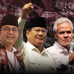 Real Count KPU 06:16 WIB: Prabowo 58,3%, Anies 24,35%, Ganjar 17,35%