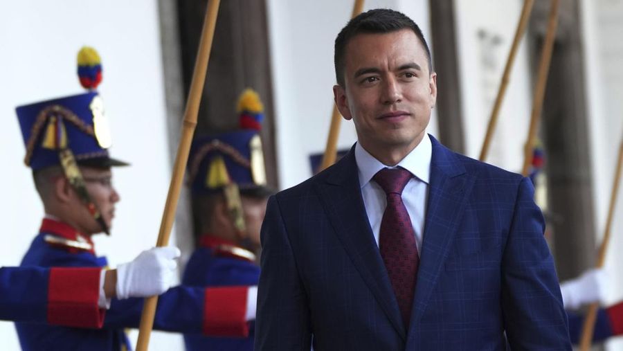 Daniel Noboa. (AP/Dolores Ochoa)