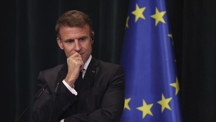 Emmanuel Macron. (AP Photo/Franc Zhurda)