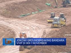 Jokowi Groundbreaking Bandara VVIP di IKN 1 November