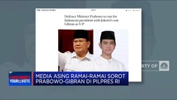 Media Asing Ramai-ramai Sorot Prabowo-Gibran di Pilpres RI