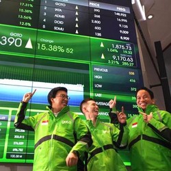 Kapitalisasi Pasar GOTO Turun Terus, Kini Tak Lagi Jadi 20 Besar