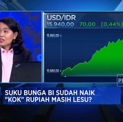 Rupiah Dekati Rp 16.000/USD, Kenaikan Bunga BI Tak Efektif?