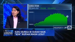 Rupiah Dekati Rp 16.000/USD, Kenaikan Bunga BI Tak Efektif?