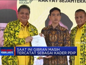 Bakal Jadi Bacawapres Prabowo, Gibran Mundur dari PDIP?