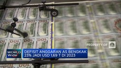 Defisit Anggaran AS Bengkak 23%, Jadi USD1,69 Triliun di 2023