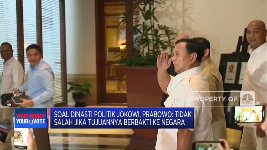 Ramai Soal Dinasti Politik Jokowi, Ini Kata Prabowo