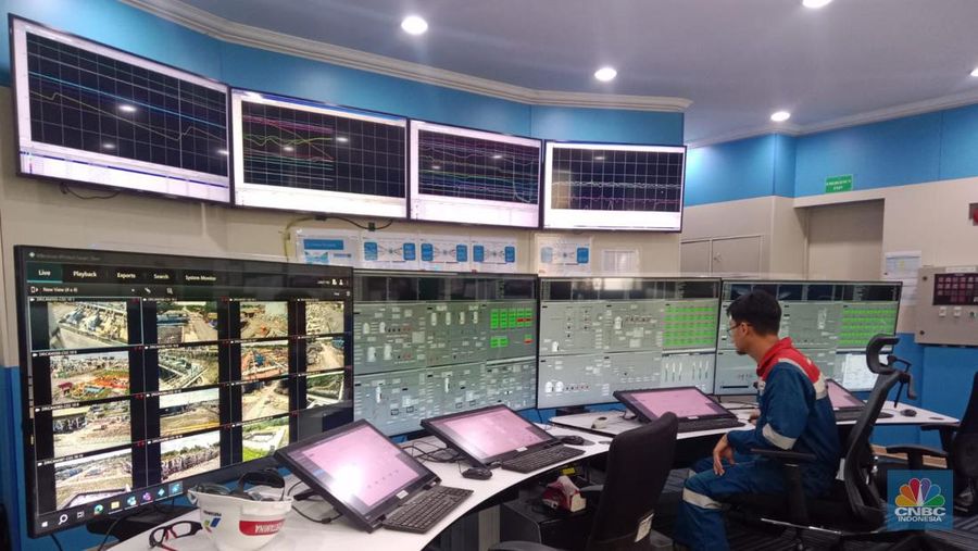 Digital Innovation Centre (DICE) Wilayah Kerja (WK) Rokan, Pertamina Hulu Rokan (PHR). (CNBC Indonesia/Pratama Guitarra)