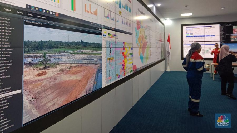 Digital Innovation Centre (DICE) Wilayah Kerja (WK) Rokan, Pertamina Hulu Rokan (PHR). (CNBC Indonesia/Pratama Guitarra)