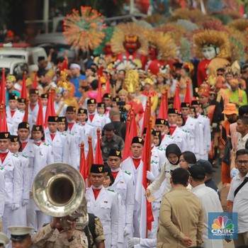 Meriah! Ada Kirab Budaya Iringi Prabowo-Gibran Daftar ke KPU