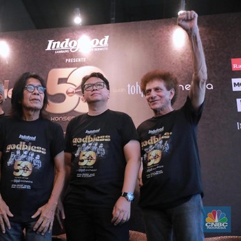 Potret Band Godbless Jelang Konser Emas 50 Tahun Berkarya