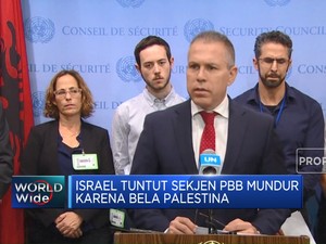Video: Israel Tuntut Sekjen PBB Mundur Karena Bela Palestina