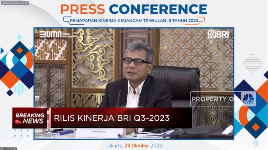 Laba BRI Tembus Rp 44,21 Triliun Hingga Kuartal III-2023 (CNBC Indonesia TV)