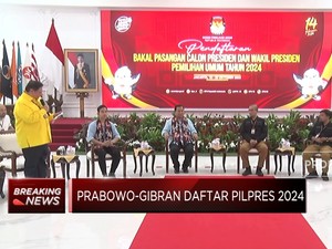 Video: Prabowo-Gibran Resmi Daftar Capres-Cawapres ke KPU