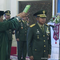 Sah! Agus Subiyanto Jabat KSAD Gantikan Dudung Abdurachman
