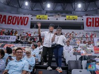 Penampakan Lautan Manusia Pendukung Prabowo-Gibran