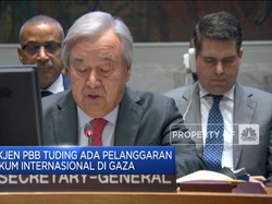 Sekjen PBB Tuding Ada Pelanggaran Hukum Internasional di Gaza