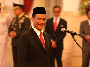 Amran Sulaiman Dilantik Jokowi Jadi Mentan Gantikan SYL