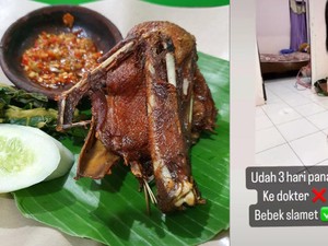 Bocah Ini Demam dan Langsung Sembuh Setelah Makan Bebek Goreng