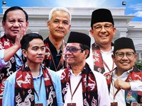 Lengkap! Profil Anies-Cak Imin-Prabowo-Gibran-Ganjar-Mahfud