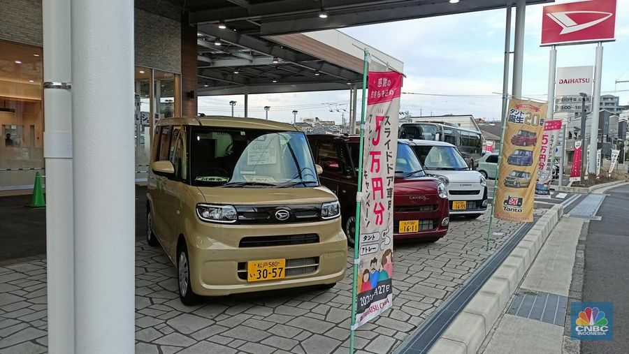 Daihatsu di ajang Japan Mobility Show, Sahabat Daihatsu yang berkunjung ke Tokyo pada 23-28 Oktober 2023 juga berkesempatan mengunjungi outlet ini. (CNBC Indonesia/Ferry Sandi)