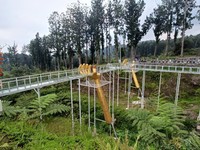 Sandiaga Geram, Jembatan Kaca Maut The Geong Tak Berizin