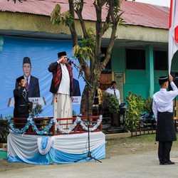 Bobby Nasution Jadi Pembina Upacara Hari Santri Nasional