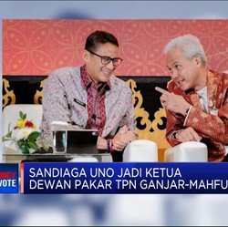Sah! Sandiaga Ketua Dewan Pakar TPN Ganjar-Mahfud