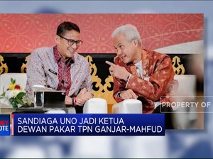 Sah! Sandiaga Ketua Dewan Pakar TPN Ganjar-Mahfud