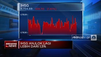 Video: Semakin Merana, IHSG Anjlok Lebih Dari 1,5%