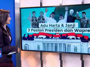 Adu Harta & Janji 3 Paslon Presiden dan Wapres