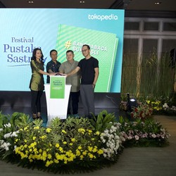Tokopedia Jaga HKI Penulis Buku Lewat Festival Pustaka Sastra
