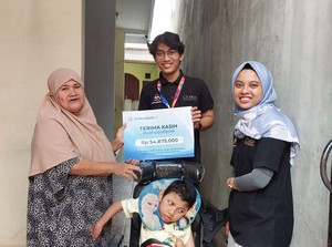 Kondisi Alvino Penderita Cerebral Palsy Usai Terima Donasi Sahabat Baik